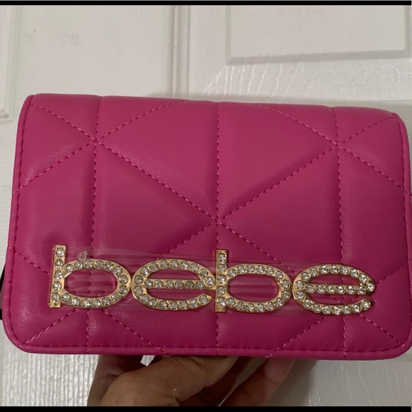 NWT. Bebe Pink Crossbody bag - Picture 8 of 16